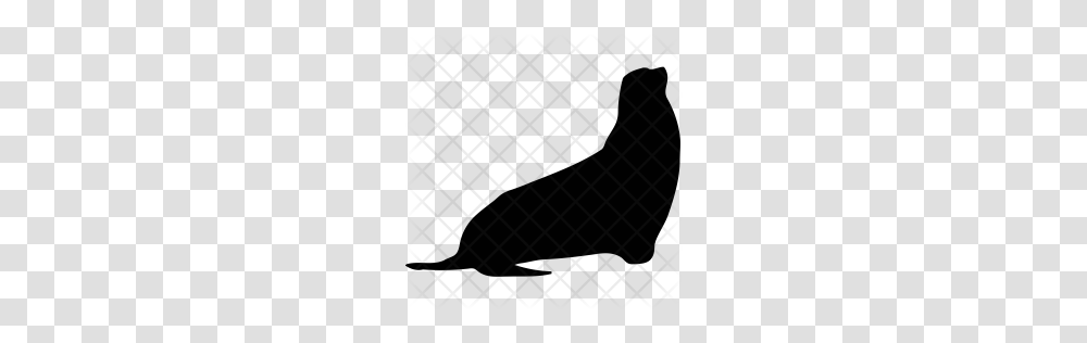 Premium River Otter Icon Download, Rug, Pattern, Grille, Silhouette Transparent Png