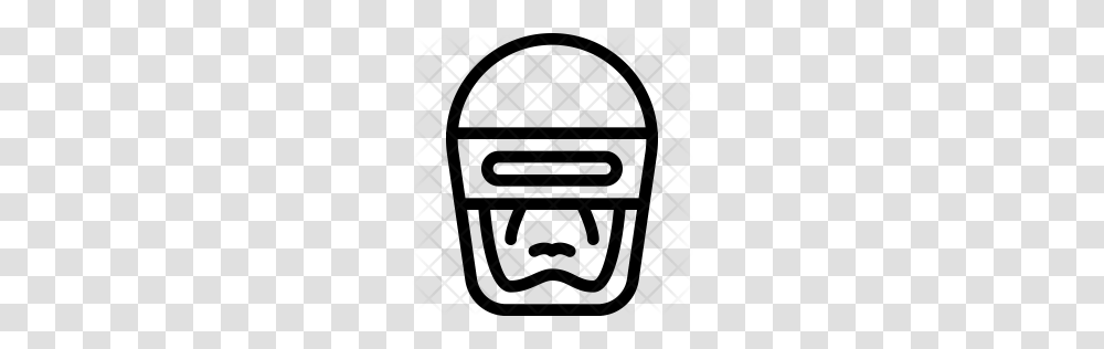 Premium Robocop Icon Download, Rug, Pattern, Texture Transparent Png