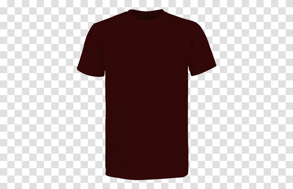 Premium Round Neck Shirt Active Shirt, Clothing, Apparel, Maroon, T-Shirt Transparent Png