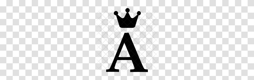 Premium Royal Alphabet Crown Letter English A Icon Download, Rug, Pattern, Texture Transparent Png