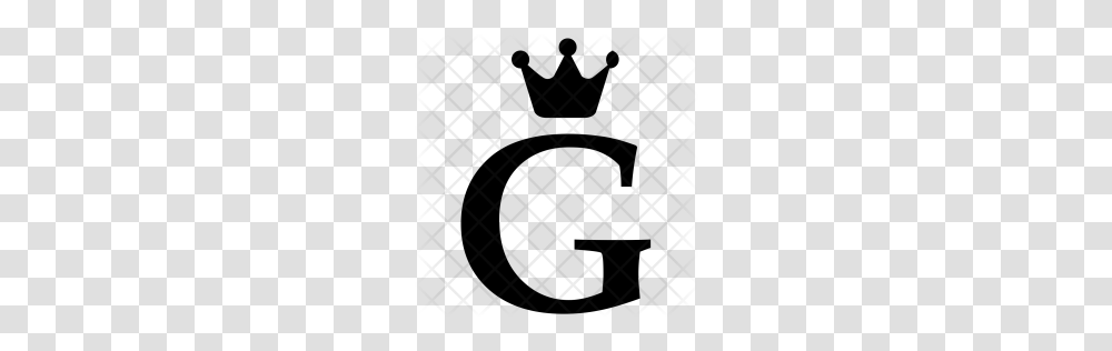 Premium Royal Alphabet Crown Letter English G Icon Download, Rug, Pattern, Texture Transparent Png