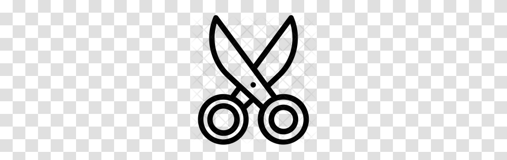 Premium Scissor Icon Download, Pattern, Rug Transparent Png