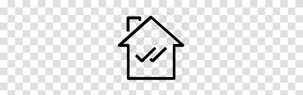 Premium Select House Icon Download, Pattern, Rug, Texture, Gray Transparent Png