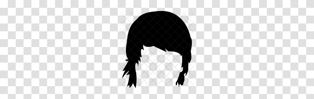 Premium Shaggy Haircut Icon Download, Rug, Silhouette, Grille, Gate Transparent Png