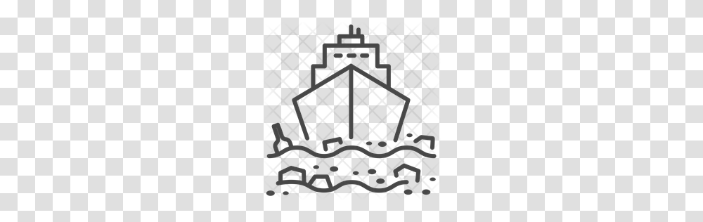 Premium Ship Pollution Icon Download, Pattern, Ornament, Rug, Fractal Transparent Png