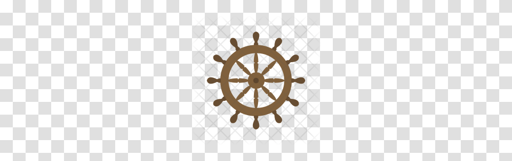 Premium Ship Steering Icon Download, Rug, Compass Transparent Png
