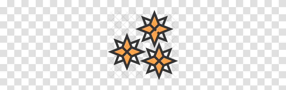 Premium Shuriken Icon Download, Star Symbol, Rug Transparent Png