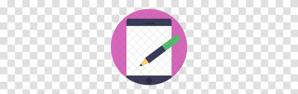 Premium Sketchbook Icon Download, Electronics, Phone, Pencil, Mobile Phone Transparent Png