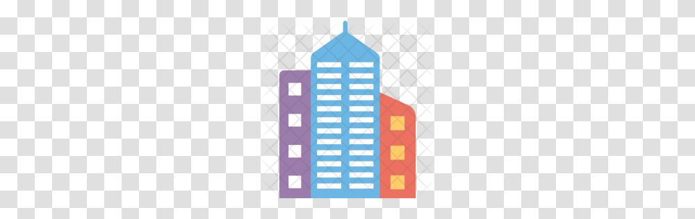 Premium Skyscraper Icon Download, Rug, Quilt, Logo Transparent Png