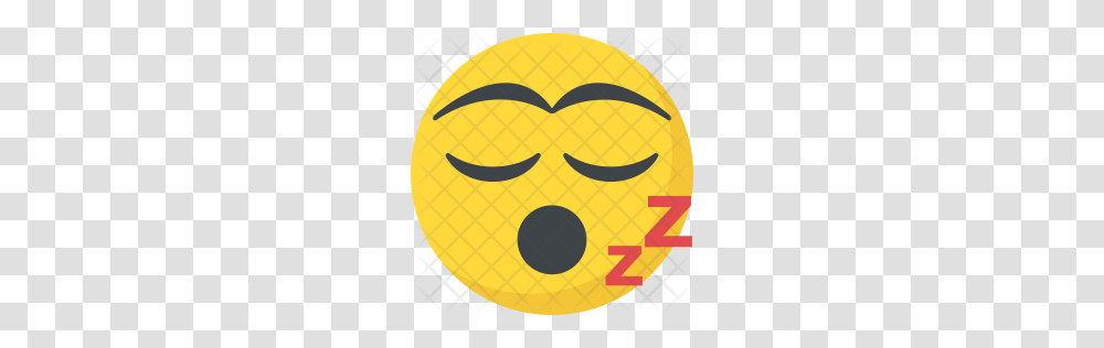 Premium Sleepy Face Icon Download, Batman Logo, Pac Man, Balloon Transparent Png