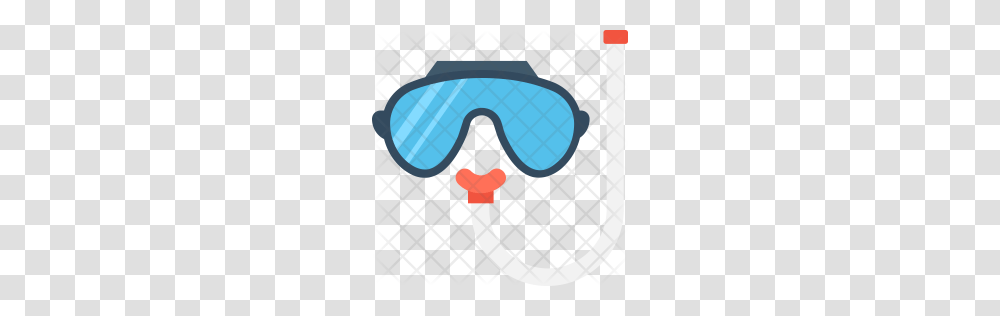Premium Snorkel Mask Icon Download, Goggles, Accessories, Accessory, Rug Transparent Png