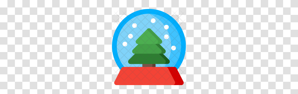 Premium Snow Globe Christmas Tree Winter Icon Download, Balloon, Sphere, Building Transparent Png
