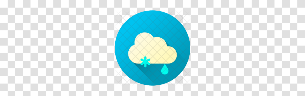 Premium Snowfall Rainfall Icon Download, Balloon, Label, Food Transparent Png