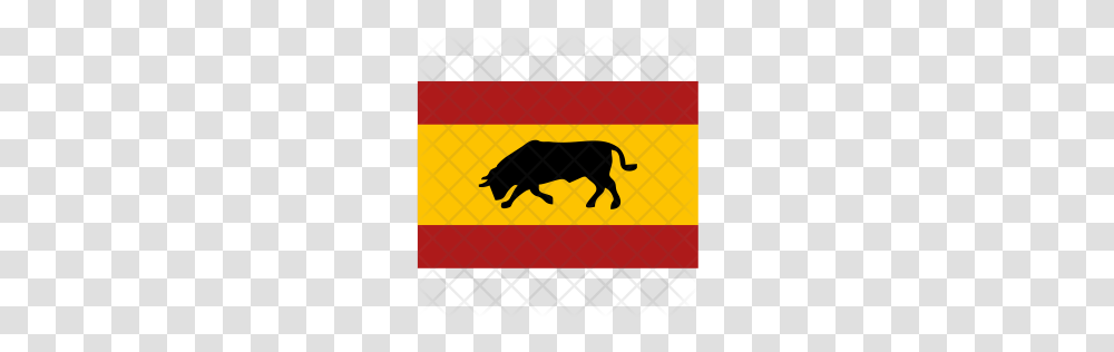 Premium Spain Flag Icon Download, Mammal, Animal, Poster Transparent Png