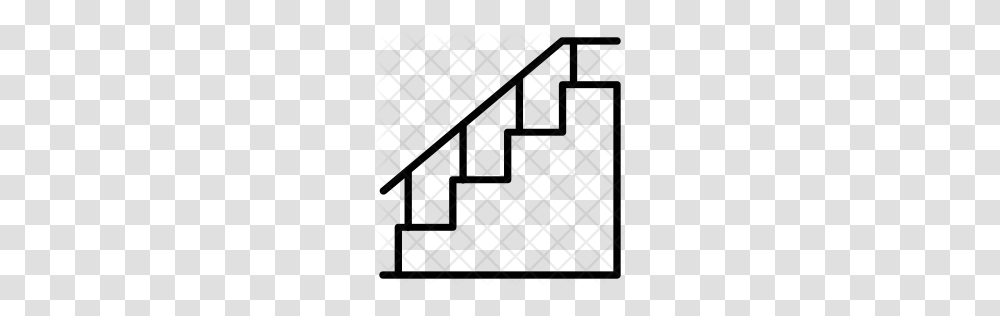 Premium Stairs Icon Download, Rug, Pattern, Texture, Gray Transparent Png