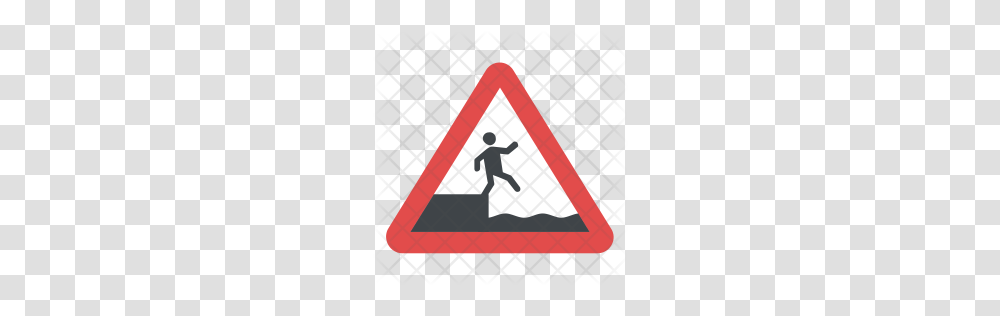 Premium Steep Ascent Icon Download, Road Sign, Triangle, Rug Transparent Png