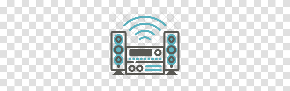 Premium Stereo Icon Download, Rug, Electronics, Speaker, Metropolis Transparent Png