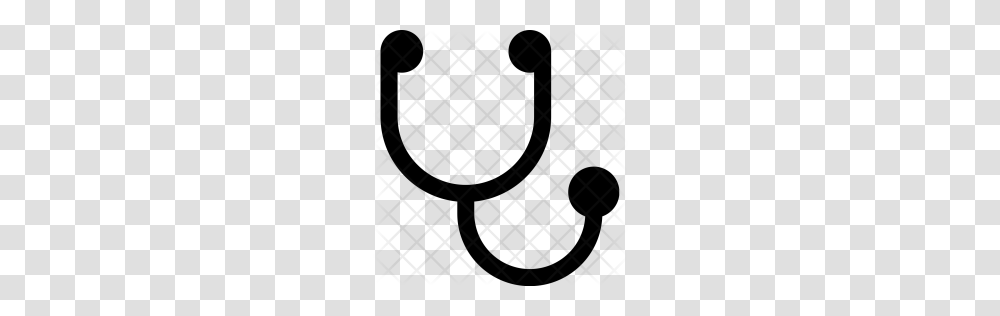 Premium Stethoscope Doctor Treatment Care Medical Icon, Pattern, Rug, Grille, Texture Transparent Png
