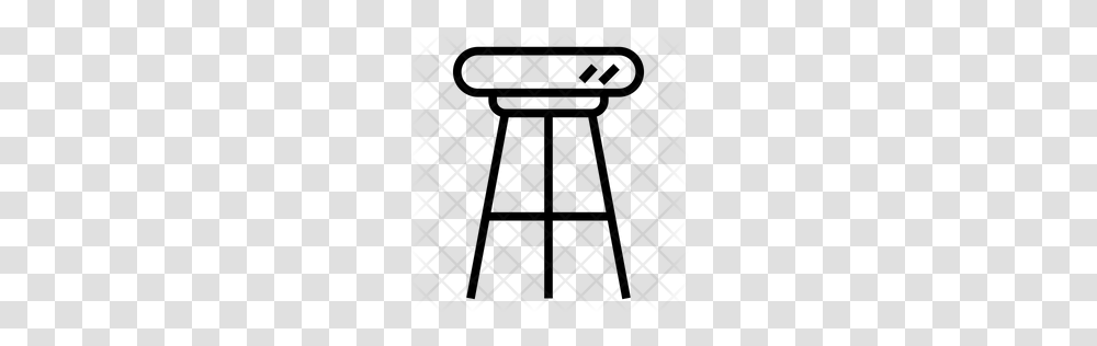 Premium Stool Icon Download, Rug, Pattern, Grille Transparent Png