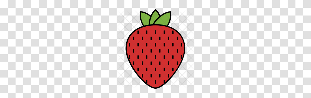 Premium Strawberries Icon Download, Strawberry, Fruit, Plant, Food Transparent Png