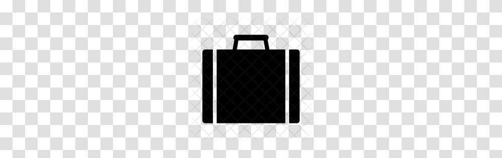 Premium Suitcase Icon Download, Rug, Pattern, Grille, Fence Transparent Png