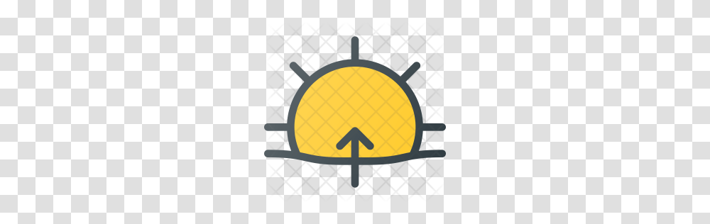 Premium Sunrise Icon Download, Rug, Fence, Security Transparent Png