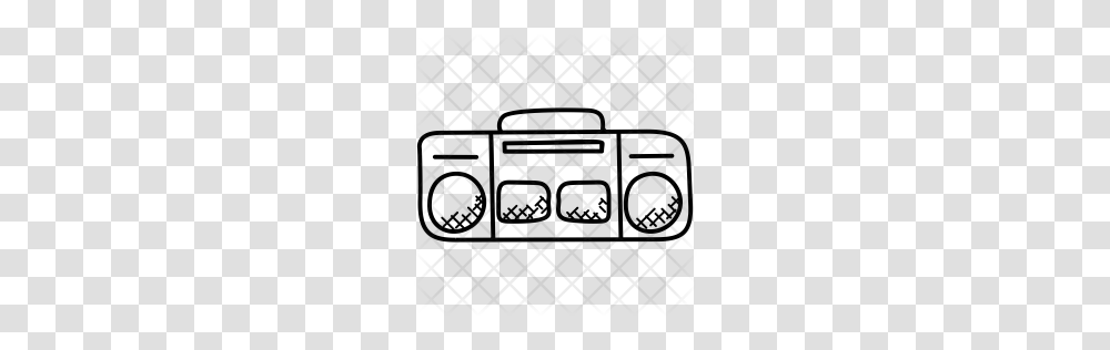 Premium Tape Recorder Icon Download, Rug, Pattern, Grille Transparent Png