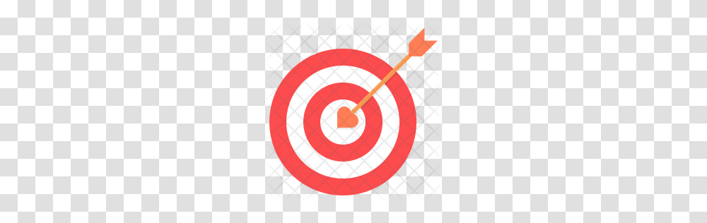 Premium Target Icon Download, Arrow, Logo, Trademark Transparent Png