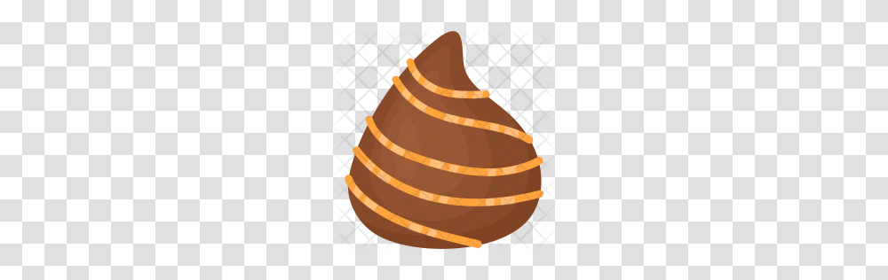 Premium Teardrop Shape Chocolate Icon Download, Sweets, Food, Confectionery, Wedding Cake Transparent Png
