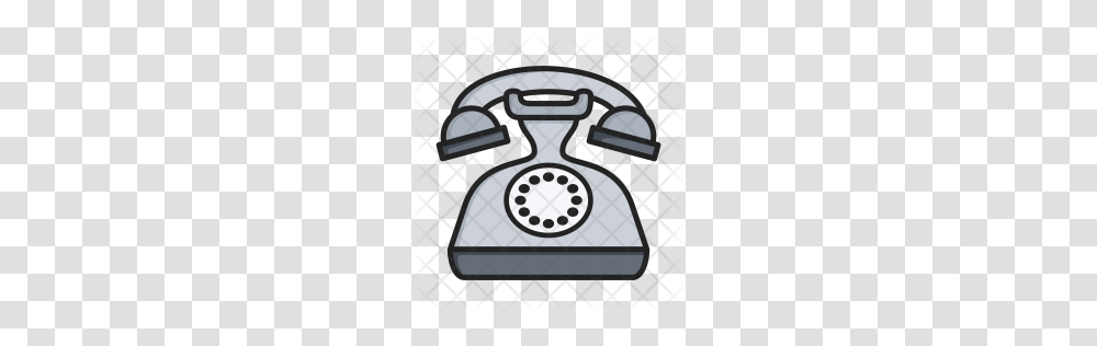 Premium Telephone Icon Download, Electronics, Dial Telephone Transparent Png