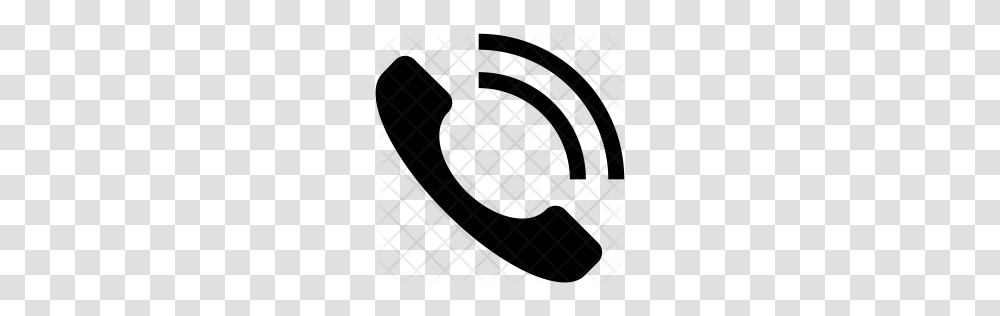 Premium Telephone Icon Download, Pattern, Rug, Texture, Gray Transparent Png