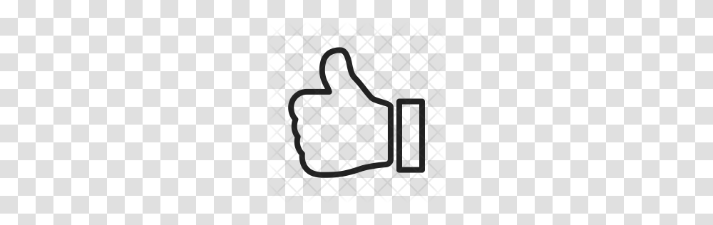 Premium Thumbs Up Icon Download, Rug, Fence, Pattern, Grille Transparent Png