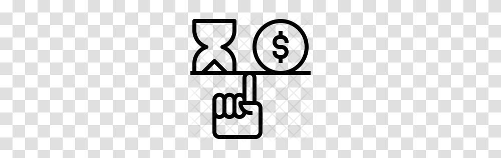 Premium Time Is Money Icon Download, Rug, Pattern Transparent Png
