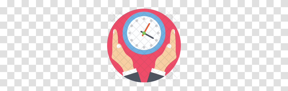 Premium Time Management Icon Download, Analog Clock, Balloon Transparent Png