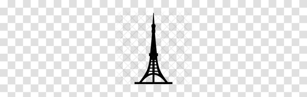 Premium Tokyo Tower Icon Download, Rug, Pattern, Texture, Gray Transparent Png