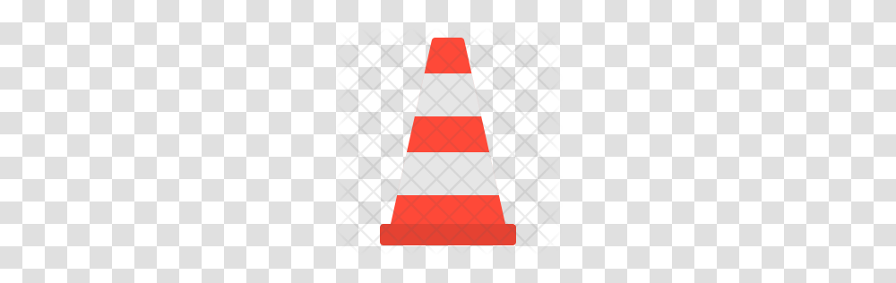 Premium Traffic Cone Icon Download, Fence, Rug, Triangle, Barricade Transparent Png