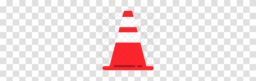 Premium Traffic Cone Icon Download, Fence, Triangle Transparent Png