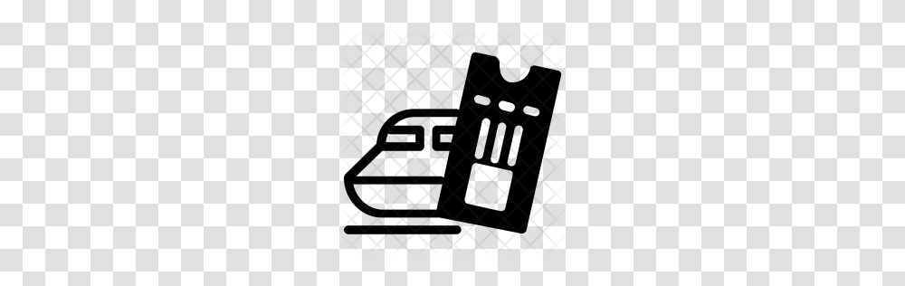 Premium Train Ticket Icon Download, Rug, Pattern, Alphabet Transparent Png