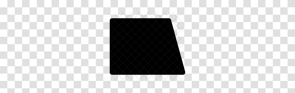 Premium Trapezoid Icon Download, Rug, Pattern, Grille, Back Transparent Png