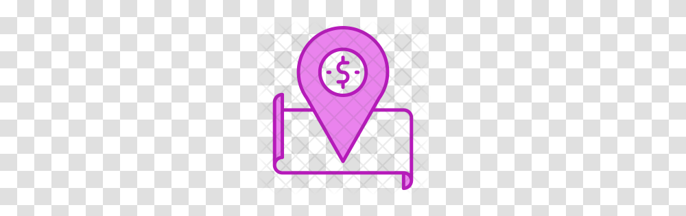 Premium Treasure Map Icon Download, Heart, Purple, Plectrum, Rug Transparent Png