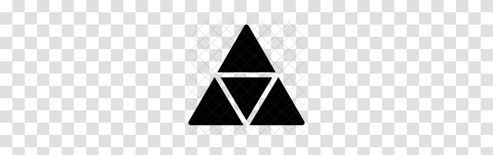 Premium Triforce Icon Download, Pattern, Rug Transparent Png