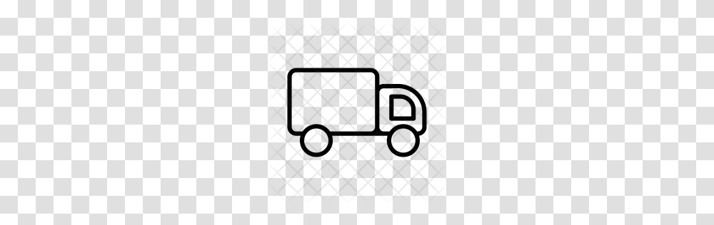 Premium Truck Moving Van Cargo White Fast Isolate Icon, Rug, Pattern Transparent Png