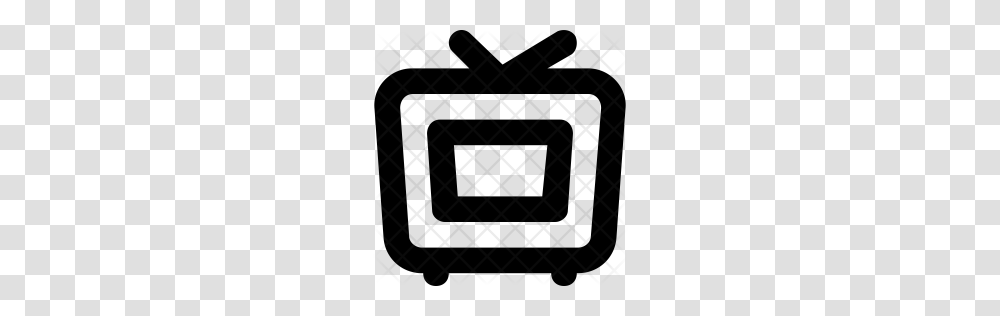 Premium Tv Icon Download Formats, Rug, Pattern, Alphabet Transparent Png