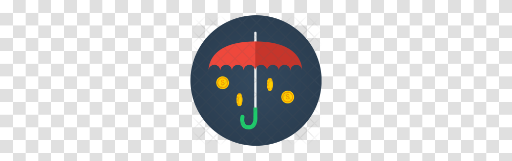 Premium Umbrella Coins Money Rain Business Success Icon, Solar Panels, Electrical Device, Patio Umbrella Transparent Png