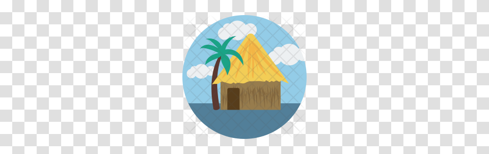Premium Village Hut Icon Download, Logo, Trademark Transparent Png