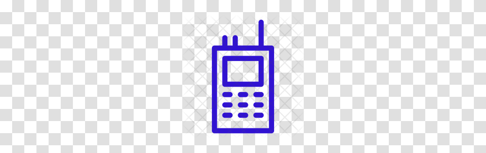 Premium Walkie Talkie Icon Download, Cross, Gate, Pattern Transparent Png