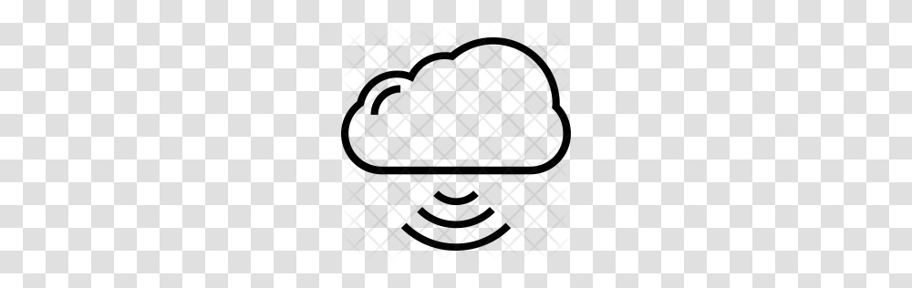 Premium Wifi Cloud Icon Download, Rug, Pattern, Texture Transparent Png