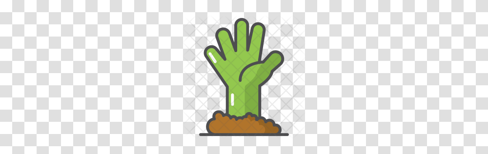 Premium Zombie Hand Icon Download, Apparel, Fist, Glove Transparent Png