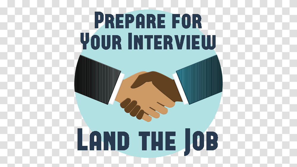 Prepare For Your Interview, Hand, Handshake, Poster, Advertisement Transparent Png