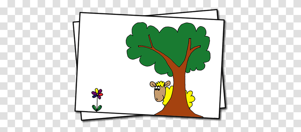 Preposition Behind Clipart, Plant, Tree, Leaf Transparent Png